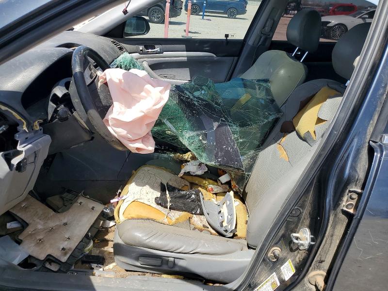2007 Acura Tsx VIN JH4CL96807C019502 COPART salvage auction — FRONT END, Tx - Nonrepairable Title, sold $175 on 2026-07-02 (photo 7)