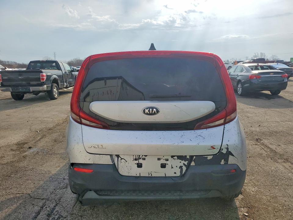 2021 Kia Soul VIN KNDJ23AU2M7772885 COPART salvage auction — REAR END, Il - Salvage Certificate, sold $2,450 on 2026-07-10 (photo 6)