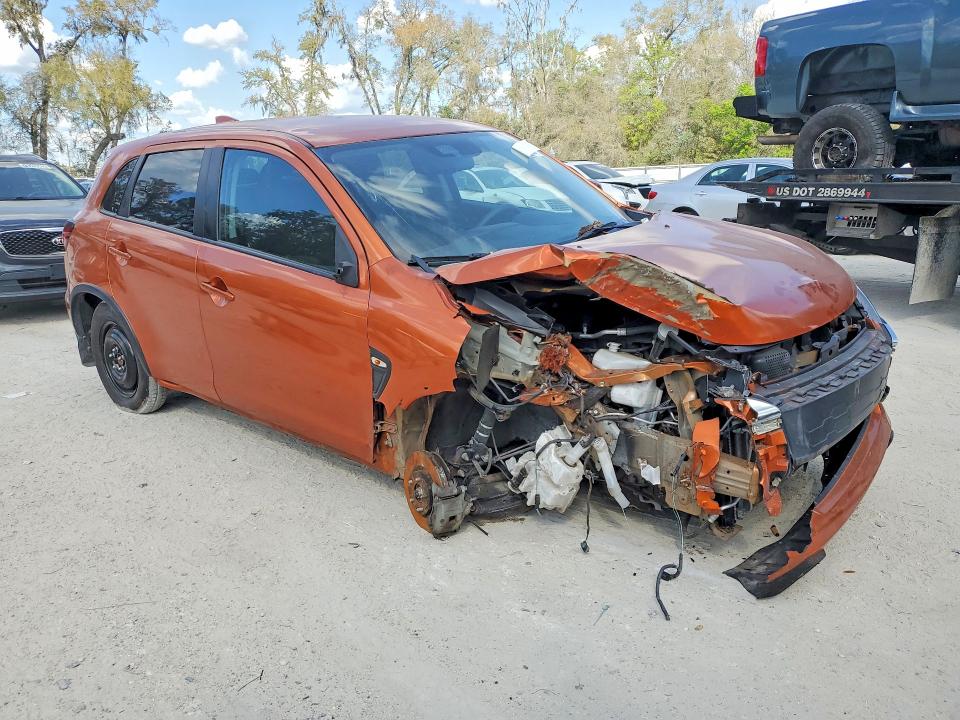 2022 Mitsubishi Outlander VIN JA4APUAU5NU003222 COPART salvage auction — FRONT END, Fl - Cert Of Title Slvg Rebuildable, sold $2,300 on 2026-07-20 (photo 4)