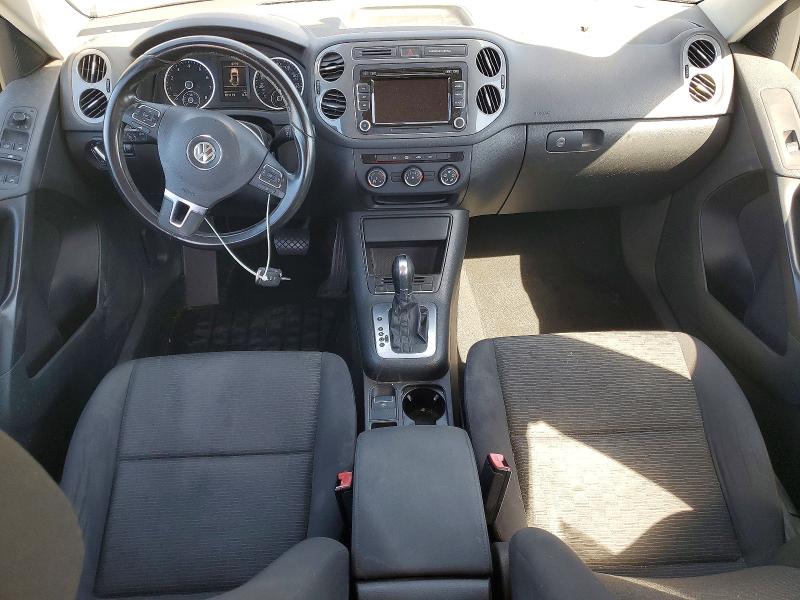 2015 Volkswagen Tiguan VIN WVGAV7AX9FW613035 COPART salvage auction — FRONT END, Wv - Dis/Dlr/Exp Only Clean Title, sold $1,550 on 2026-07-30 (photo 8)