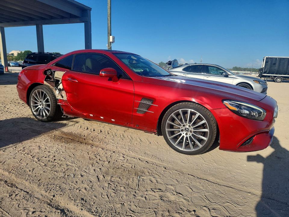 2018 Mercedes-benz Sl-class VIN WDDJK6GA9JF053526 COPART salvage auction — SIDE, FL - CERT OF TITLE SLVG REBUILDABLE, sold $11,700 on 2026-07-14 (photo 4)