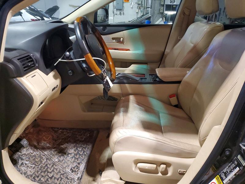 2010 Lexus Rx VIN 2T2BK1BA8AC008509 COPART salvage auction — FRONT END, Ns - Rebuild Vehicle, sold $5,400 on 2026-07-02 (photo 7)