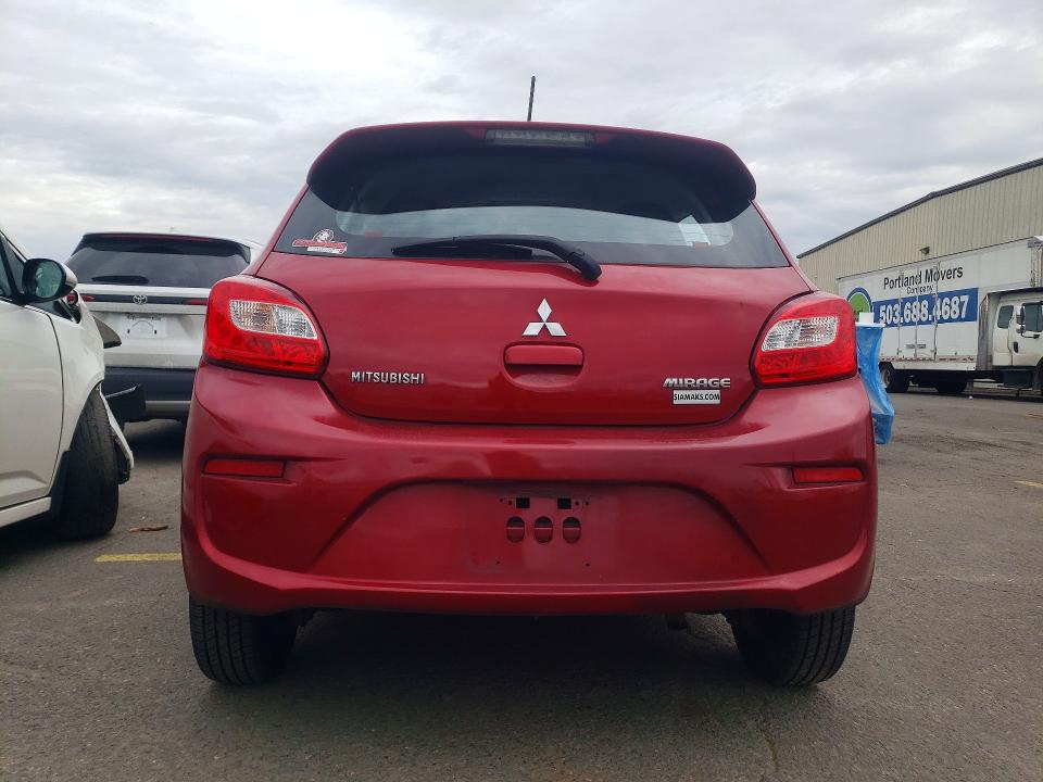 2017 Mitsubishi Mirage VIN ML32A3HJ9HH012166 COPART salvage auction — SIDE, Or - Salvage Title Certificate, sold $775 on 2026-07-20 (photo 6)