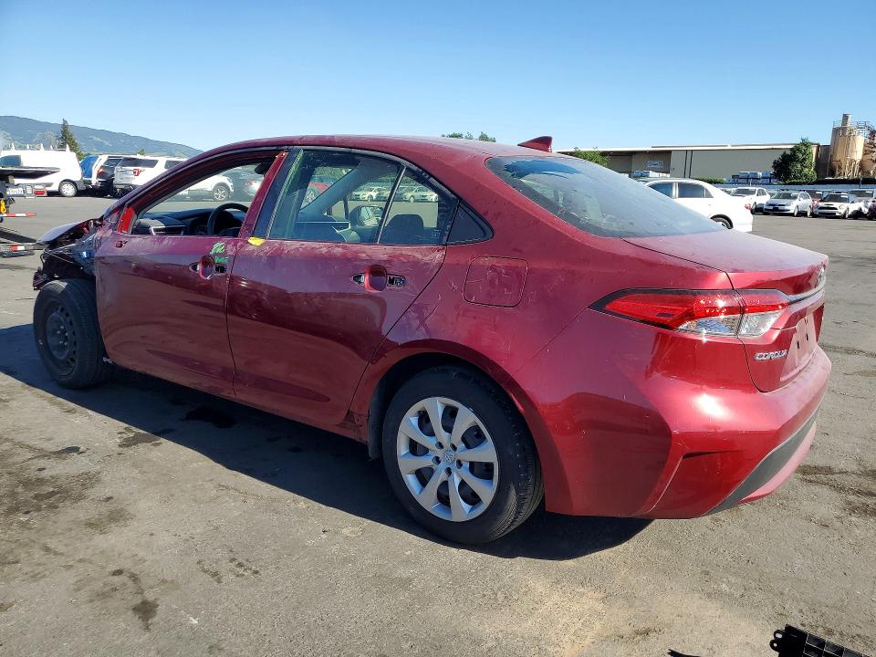 2022 Toyota Corolla VIN JTDEPMAE6NJ232221 COPART salvage auction — FRONT END, CA - SALVAGE CERTIFICATE, sold $6,100 on 2026-07-09 (photo 2)