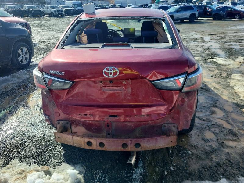 2016 Toyota Yaris VIN 3MYDLBYV6GY104207 COPART salvage auction — REAR END, Ns - Cert Of Registration, sold $725 on 2026-07-09 (photo 6)