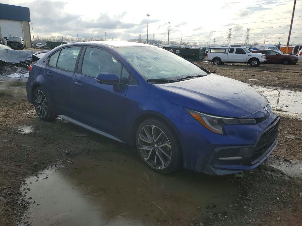 2021 Toyota Corolla VIN 5YFS4MCE5MP091743 COPART salvage auction — REAR END, Mi - Cert Of Title-Salvage Vehicle, sold $4,950 on 2026-07-24 (photo 4)