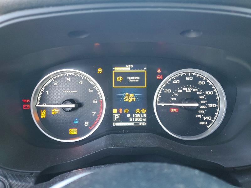 2021 Subaru Forester VIN JF2SKAJCXMH492191 COPART salvage auction — FRONT END, Nv - Salvage Title, sold $3,900 on 2026-07-15 (photo 9)