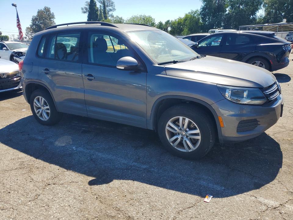 2016 Volkswagen Tiguan VIN WVGAV7AX4GW612389 COPART salvage auction — FRONT END, Salvage Title, sold $1,900 on 2026-08-04 (photo 4)