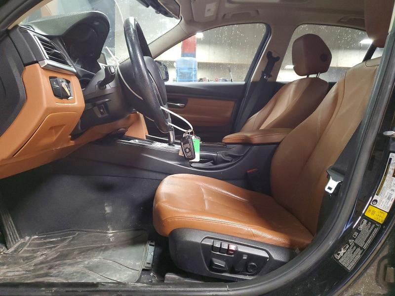 2014 BMW 3er VIN WBA3B5G54ENS07827 COPART salvage auction — FRONT END, In - Cert Of Title-Salvage Title, sold $850 on 2026-08-07 (photo 7)