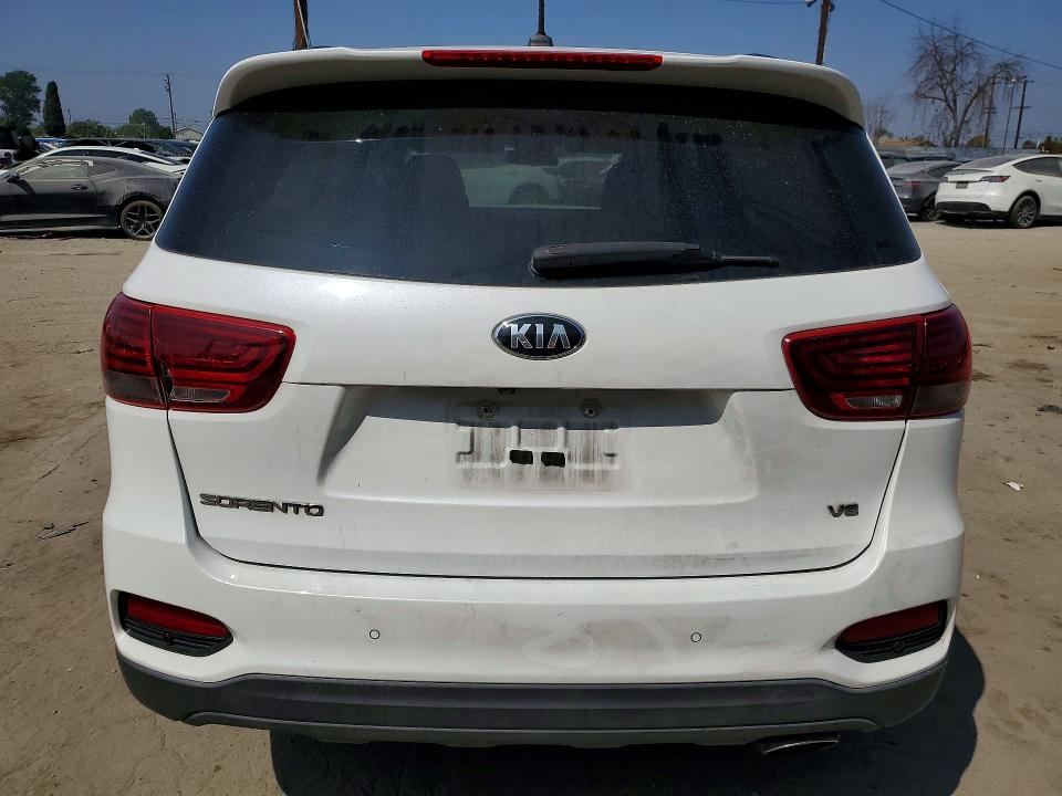 2019 Kia Sorento VIN 5XYPG4A58KG608521 COPART salvage auction — FRONT END, Ca - Salvage Certificate, sold $1,650 on 2026-07-09 (photo 6)