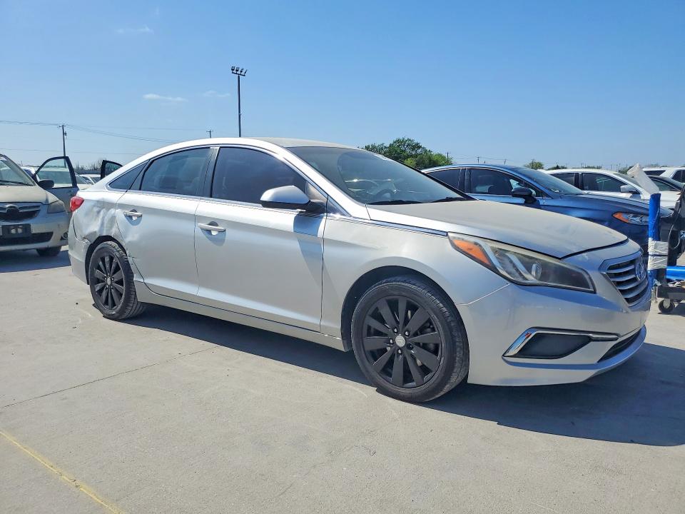 2016 Hyundai Sonata VIN 5NPE24AF2GH265493 COPART salvage auction — SIDE, Tx - Salvage Vehicle Title, sold $1,950 on 2026-07-09 (photo 4)