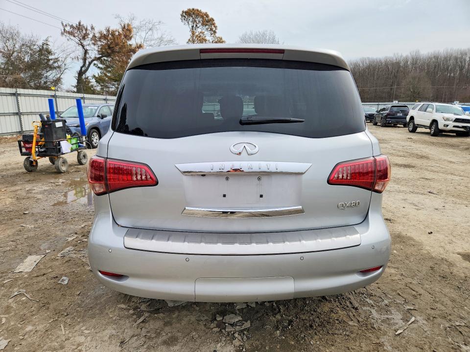 2017 Infiniti Qx80 VIN JN8AZ2NC6H9430250 COPART salvage auction — MECHANICAL, Va - Cert Of Title - Salvage, sold $250 on 2026-07-28 (photo 6)