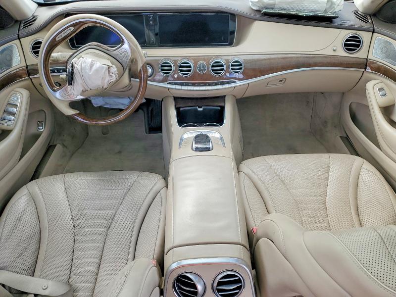 2015 Mercedes-benz S-klasse VIN WDDUG8CB3FA094571 COPART salvage auction — FRONT END, Ca - Dis/Dlr/Exp Only Clean Title, sold $5,400 on 2026-07-28 (photo 8)