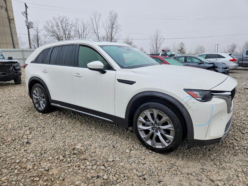 2024 Mazda Cx-90 VIN JM3KKEHD1R1101781 COPART salvage auction — SIDE, Mi - Cert Of Title-Salvage Vehicle, sold $8,300 on 2026-07-02 (photo 4)