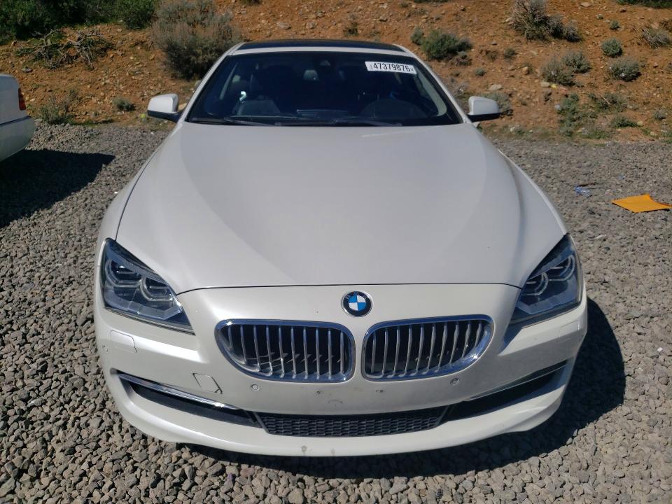 2015 BMW 6er VIN WBAYM9C59FD248359 COPART salvage auction — FRONT END, Nv - Certificate Of Title, sold $5,400 on 2026-07-30 (photo 5)