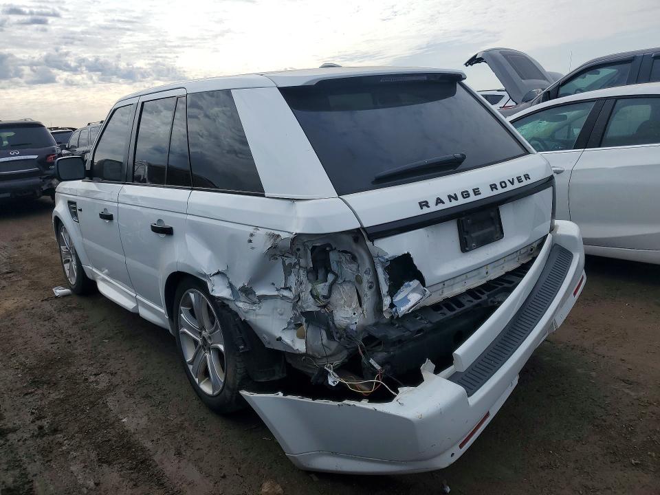 2012 Land rover RANGE ROVER VIN SALSK2D40CA753904 COPART salvage auction — REAR END, Id - Salvage Certificate Of Title, sold $325 on 2026-07-28 (photo 2)