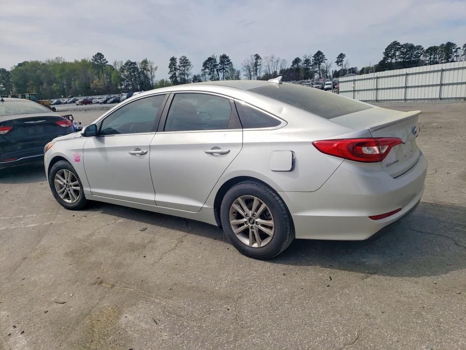 2017 Hyundai Sonata VIN 5NPE24AF6HH528960 COPART salvage auction — ENGINE BURN, Nc - Salvage Certificate Of Title, sold $800 on 2026-07-02 (photo 2)