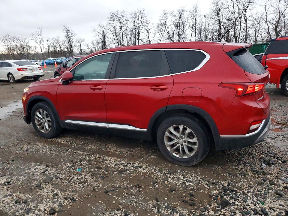 2019 Hyundai Santa fe VIN 5NMS2CAD6KH100886 COPART salvage auction — FRONT END, Md - Cert Of Salvage > 75% Damage, sold $4,500 on 2026-07-02 (photo 2)