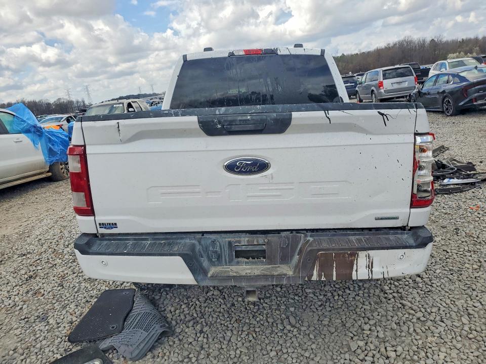 2021 Ford F-150 VIN 1FTEW1EPXMKD53629 COPART salvage auction — FRONT END, Tn - Salvage Certificate, sold $6,900 on 2026-07-09 (photo 6)
