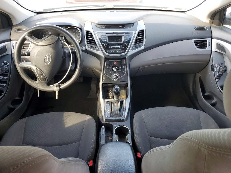 2016 Hyundai Elantra VIN 5NPDH4AE1GH703504 COPART salvage auction — FRONT END, Ca - Dis/Dlr/Exp Only Clean Title, sold $1,150 on 2026-07-10 (photo 8)