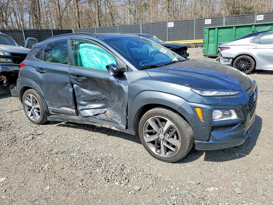 2021 Hyundai Kona VIN KM8K5CA54MU663037 COPART salvage auction — SIDE, Md - Cert Of Salvage > 75% Damage, sold $275 on 2026-07-28 (photo 4)