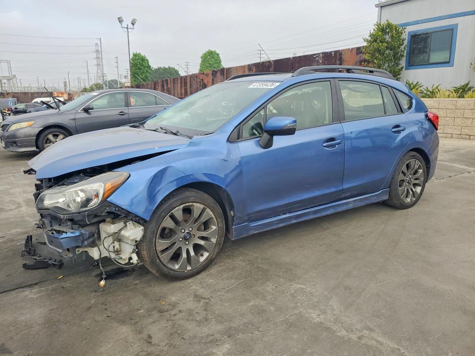 2015 Subaru VIN JF1GPAW66FH267509 COPART salvage auction — FRONT END, Ca - Salvage Certificate, sold $300 on 2026-07-29 (photo 1)