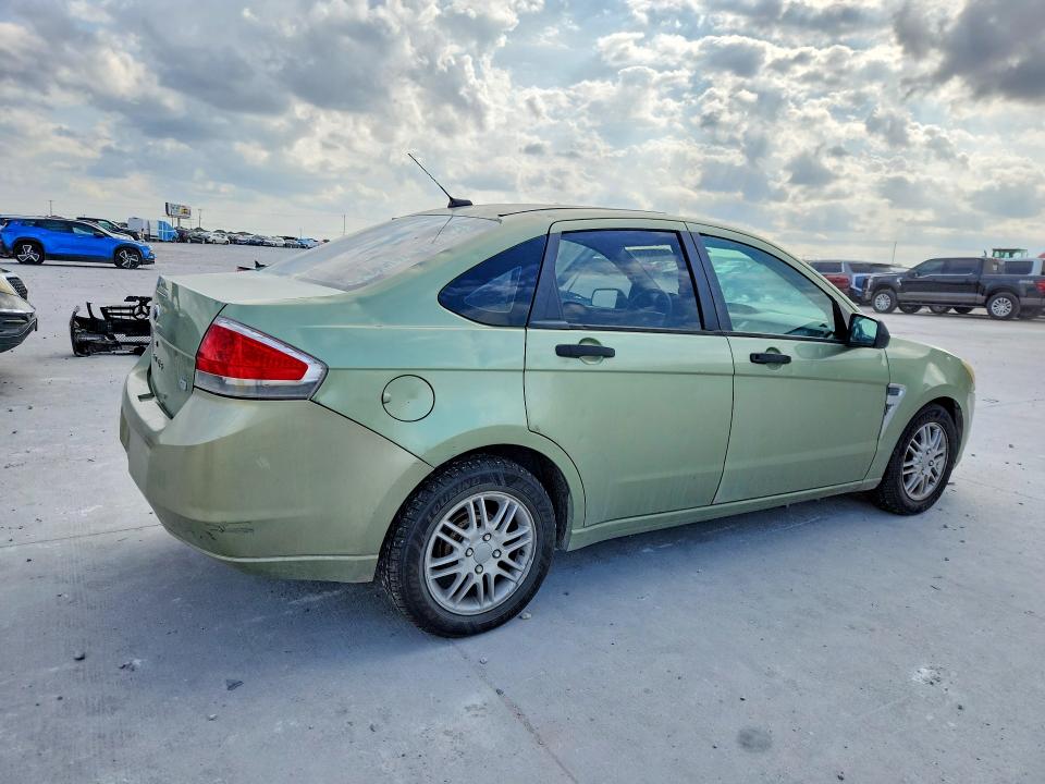 2008 Ford Focus VIN 1FAHP35N68W186548 COPART salvage auction — UNDERCARRIAGE, Tx - Salvage Vehicle Title, sold $475 on 2026-07-03 (photo 3)