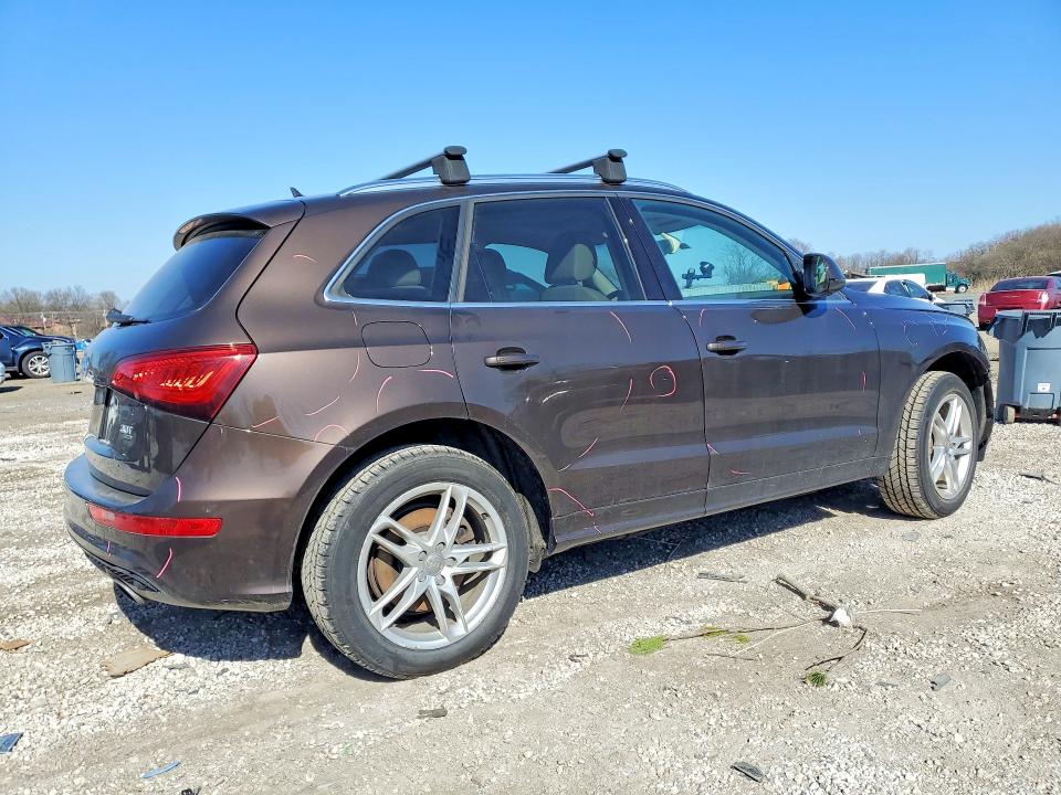 2013 Audi Q5 VIN WA1DGAFP0DA066548 COPART salvage auction — FRONT END, Md - Cert Of Salvage > 75% Damage, sold $600 on 2026-07-09 (photo 3)