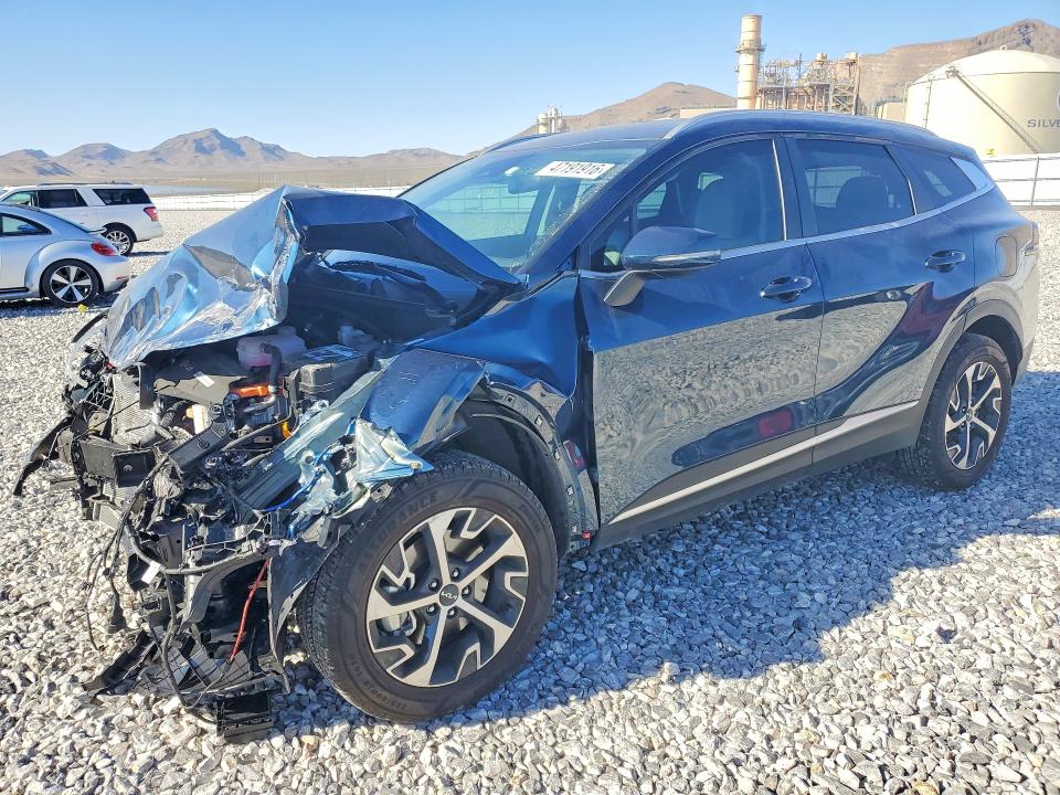 2025 Kia Sportage VIN KNDPVCDGXS7237307 COPART salvage auction — FRONT END, Ut - Salvage Certificate, sold $5,800 on 2026-07-06 (photo 1)