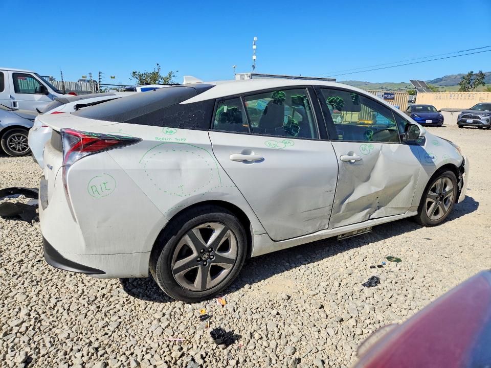2016 Toyota Prius VIN JTDKARFU6G3012134 COPART salvage auction — SIDE, CA, sold $5,100 on 2026-07-16 (photo 3)