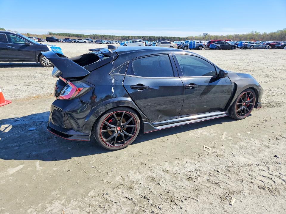 2018 Honda Civic VIN SHHFK8G75JU200170 COPART salvage auction — REAR END, Sc - Cert Of Title-Salvage, sold $11,300 on 2026-07-15 (photo 3)