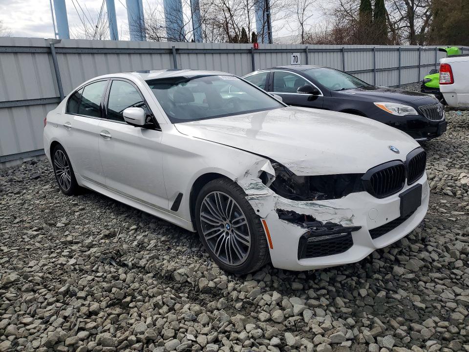 2017 BMW 5er VIN WBAJE7C30HG888317 COPART salvage auction — FRONT END, Nj - Cert Of Title-Salvage, sold $11,900 on 2026-07-20 (photo 4)