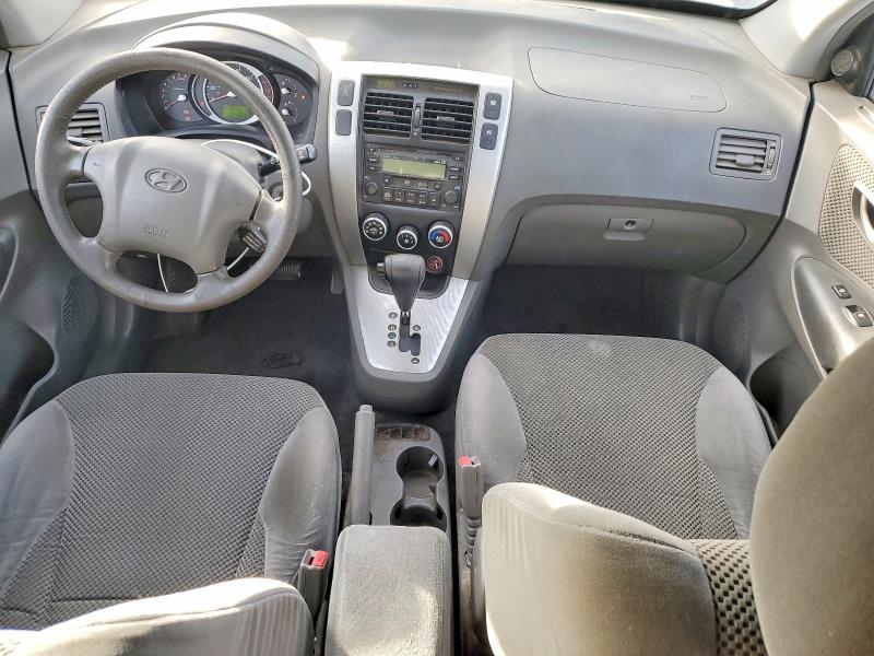 2007 Hyundai Tucson VIN KM8JN12D97U522037 COPART salvage auction — FRONT END, Ca - Salvage Certificate, sold $325 on 2026-07-09 (photo 8)