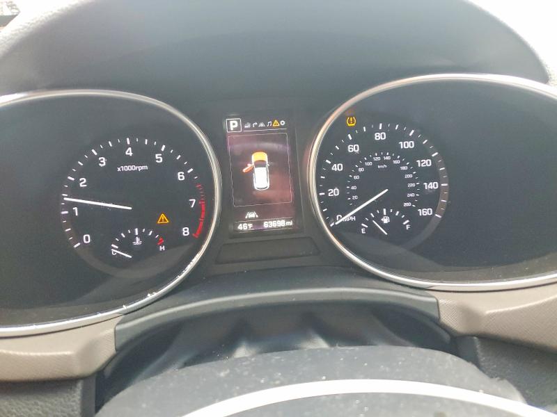 2018 Hyundai Santa fe VIN KM8SRDHFXJU280322 COPART salvage auction — FRONT END, Nj - Cert Of Title-Salvage, sold $4,150 on 2026-07-21 (photo 9)