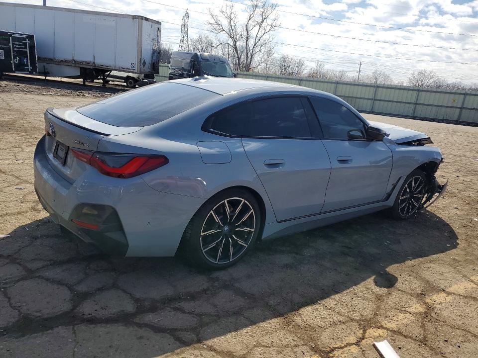 2024 BMW I4 VIN WBY83FB06RFR90154 COPART salvage auction — FRONT END, Mi - Cert Of Title-Salvage Vehicle, sold $300 on 2026-07-28 (photo 3)