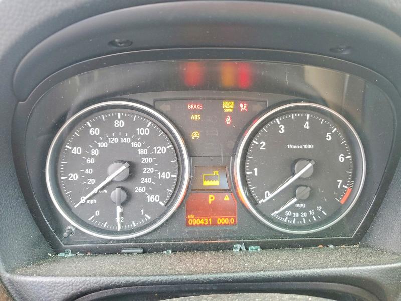 2011 BMW 3 series VIN WBAPH7G58BNM54839 COPART salvage auction — VANDALISM, SC - CERT OF TITLE-SALVAGE, sold $500 on 2026-07-15 (photo 9)