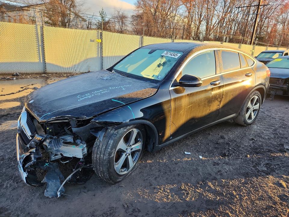 2017 Mercedes-benz Glc VIN WDC0J4KBXHF201054 COPART salvage auction — FRONT END, PA - CERTIFICATE OF SALVAGE, sold $7,800 on 2026-08-03 (photo 1)