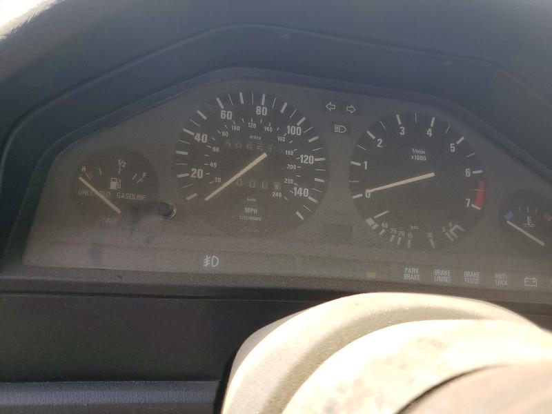 1989 BMW 3er VIN WBABB2308KEC17120 COPART salvage auction — MINOR DENT/SCRATCHES, Id - Salvage Certificate Of Title, sold $1,150 on 2026-08-20 (photo 9)