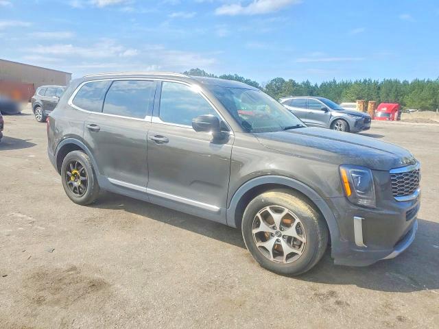 2021 Kia Telluride VIN 5XYP34HC4MG098607 COPART salvage auction — MINOR DENT/SCRATCHES, GA - CERTIFICATE OF TITLE, sold $6,600 on 2026-07-20 (photo 4)