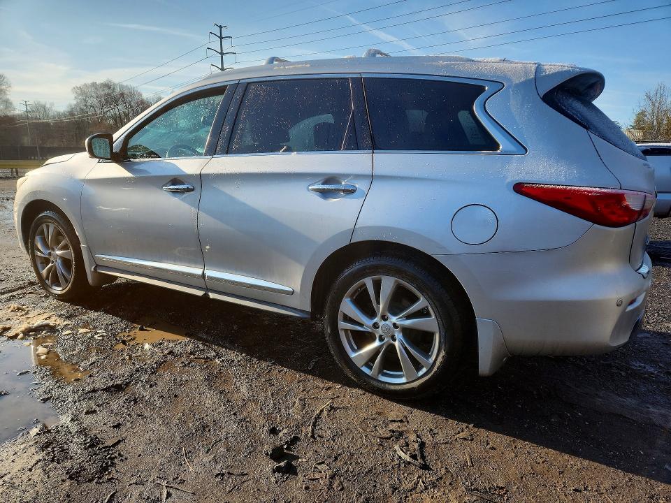 2013 Infiniti Jx VIN 5N1AL0MM9DC350798 COPART salvage auction — SIDE, Md - Cert Of Salvage > 75% Damage, sold $1,550 on 2026-07-03 (photo 2)