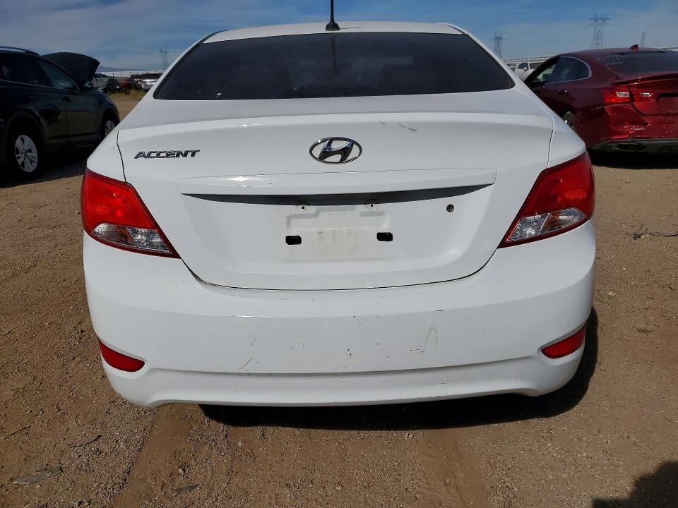 2017 Hyundai Accent VIN KMHCT4AE7HU343166 COPART salvage auction — FRONT END, Salvage Title, sold $1,100 on 2026-07-20 (photo 6)