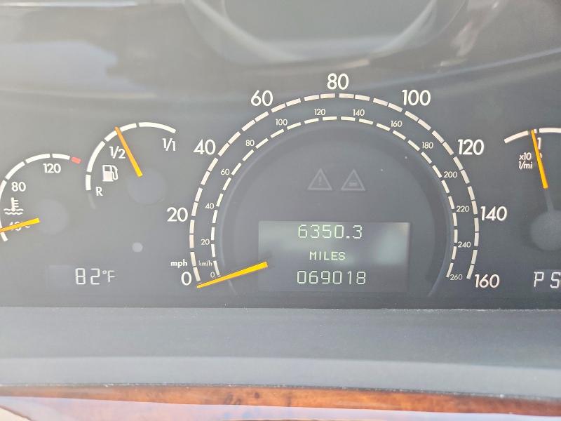 2004 Mercedes-benz S-klasse VIN WDBNG84J54A406888 COPART salvage auction — HAIL, Ks - Cert Of Title-Non Highway, sold $800 on 2026-07-07 (photo 9)