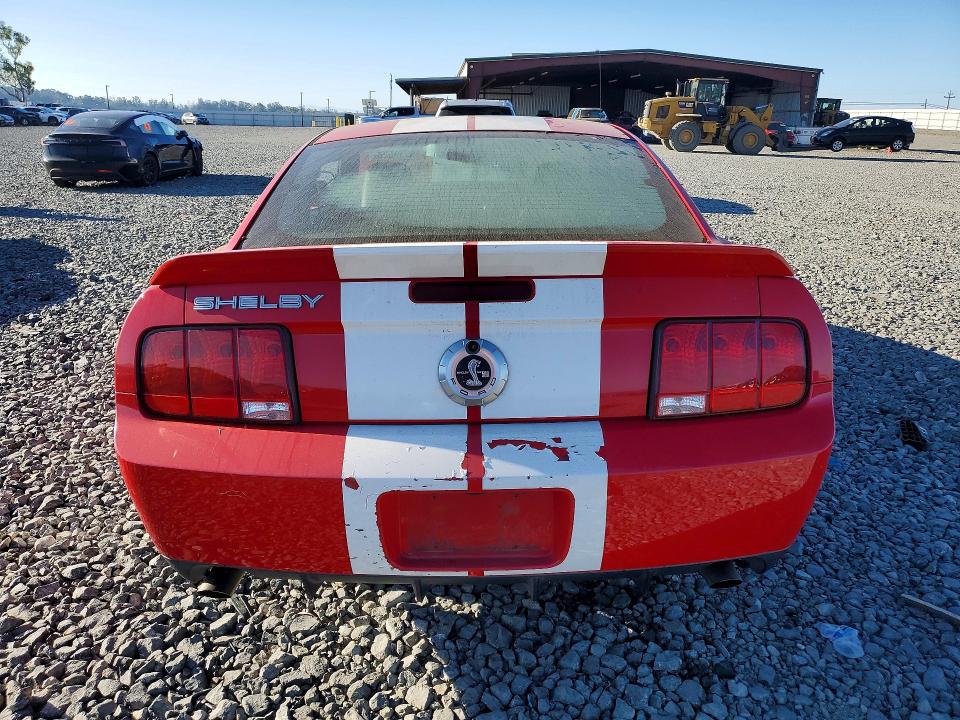 2007 Ford Mustang VIN 1ZVHT88S875292893 COPART salvage auction — FRONT END, Ca - Salvage Certificate, sold $0 on 2026-10-16 (photo 6)