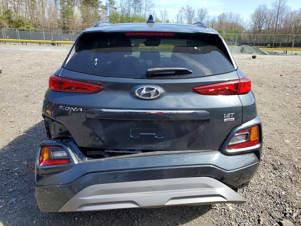 2021 Hyundai Kona VIN KM8K5CA54MU663037 COPART salvage auction — SIDE, Md - Cert Of Salvage > 75% Damage, sold $275 on 2026-07-28 (photo 6)