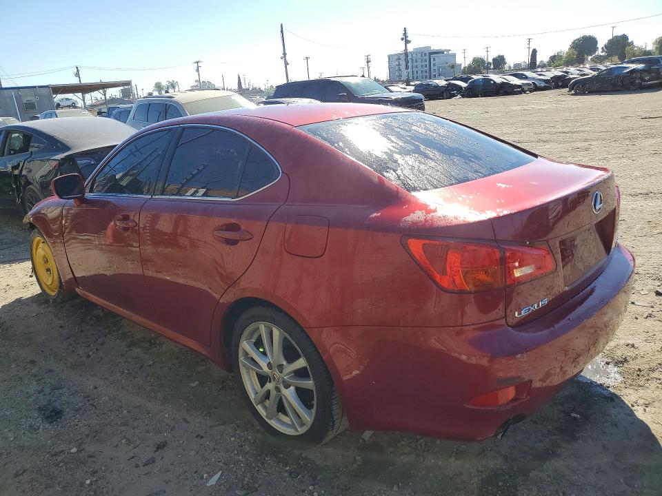 2006 Lexus Is VIN JTHBK262765022515 COPART salvage auction — FRONT END, Ca - Salvage Certificate, sold $400 on 2026-07-13 (photo 2)