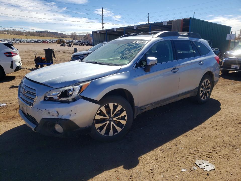 2016 Subaru Outback VIN 4S4BSBNC9G3222686 COPART salvage auction — REAR END, CO - SALVAGE TITLE, sold $2,050 on 2026-08-03 (photo 1)