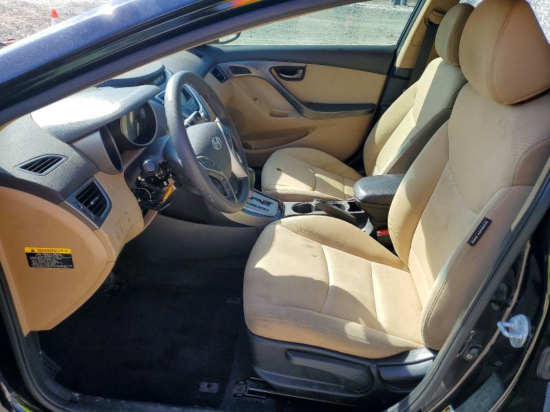 2012 Hyundai Elantra VIN KMHDH4AE0CU433662 COPART salvage auction — VANDALISM, MD - CERT OF SALVAGE > 75% DAMAGE, sold $400 on 2026-07-30 (photo 7)