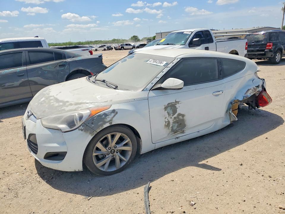 2016 Hyundai Veloster VIN KMHTC6AD7GU275517 COPART salvage auction — REAR END, Tx - Salvage Vehicle Title, sold $175 on 2026-07-09 (photo 1)