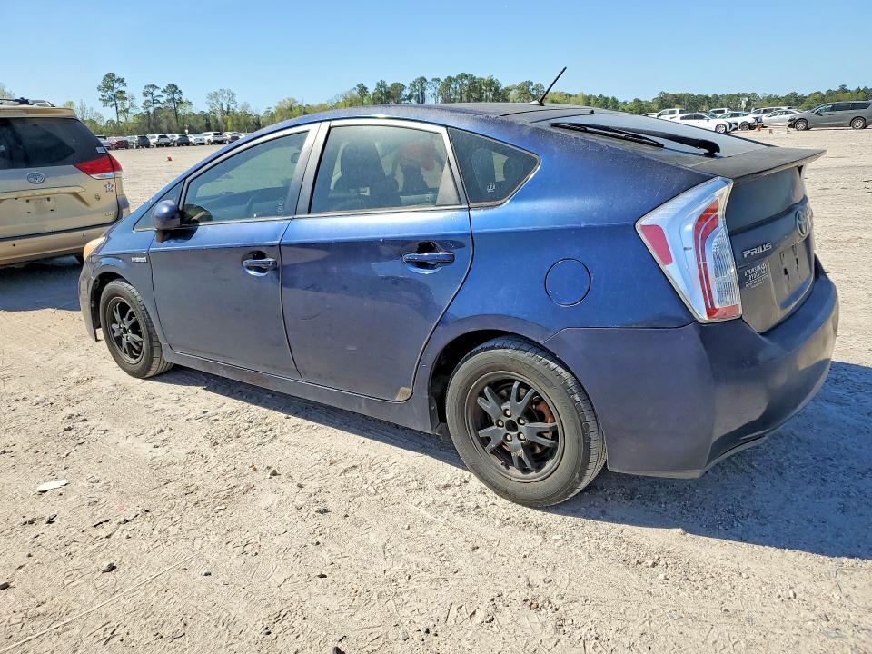 2013 Toyota Prius VIN JTDKN3DU5D1644442 COPART salvage auction — NORMAL WEAR, Tx - Certificate Of Title, sold $800 on 2026-07-31 (photo 2)