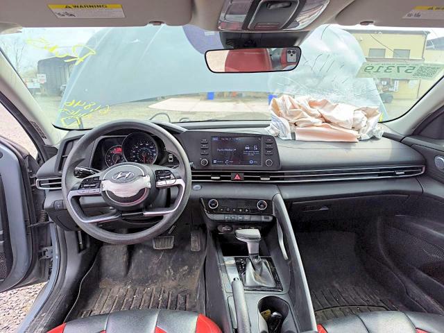 2021 Hyundai Elantra VIN KMHLM4AG6MU091838 COPART salvage auction — FRONT END, Nj - Cert Of Title-Salvage, sold $4,650 on 2026-07-17 (photo 8)